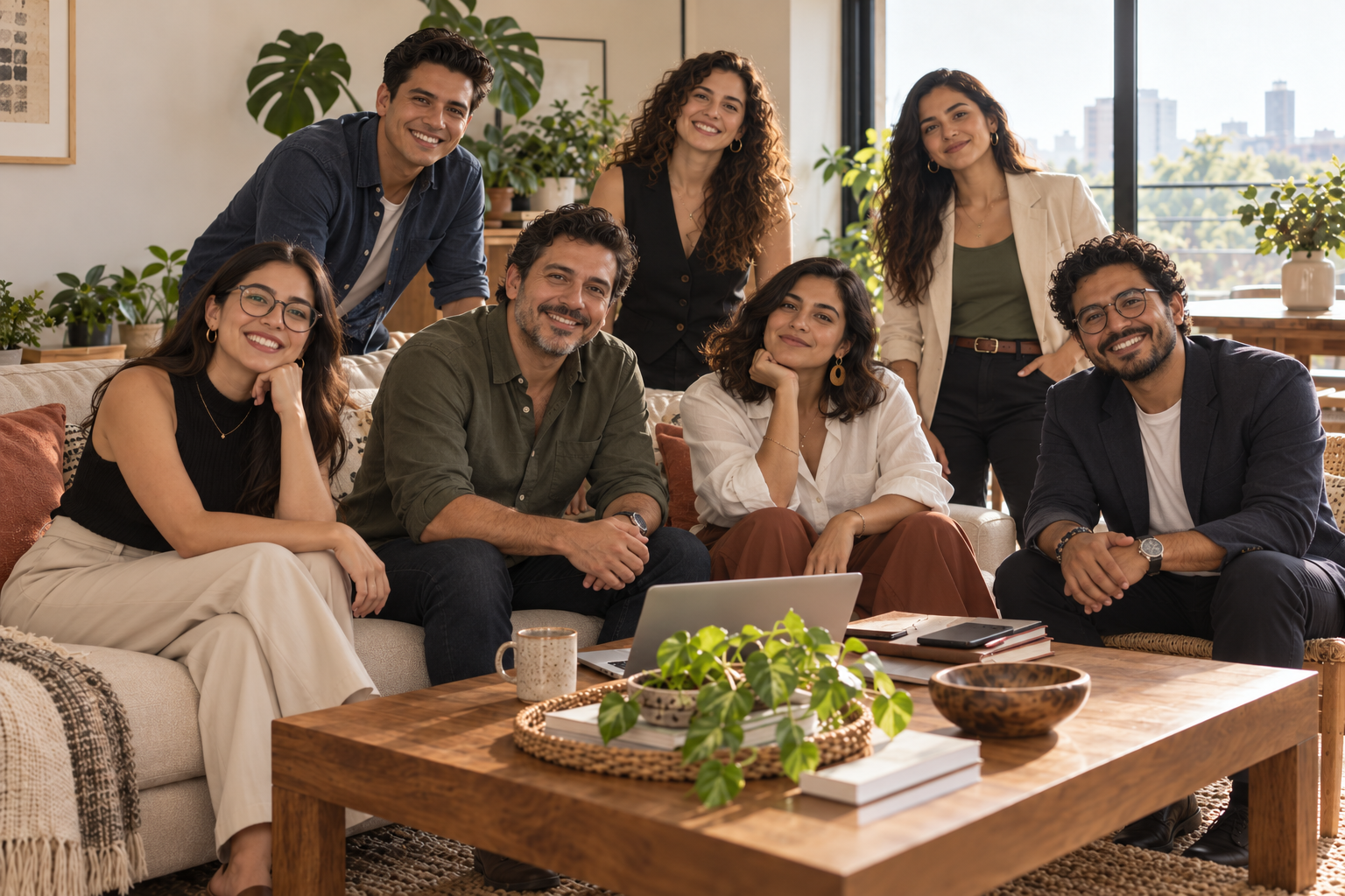 Una familia mexicana comparte sus planes en casa
